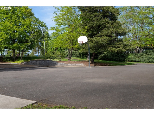 view of sport court featuring community basketball court