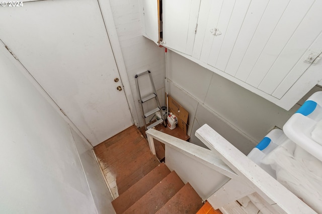 view of staircase