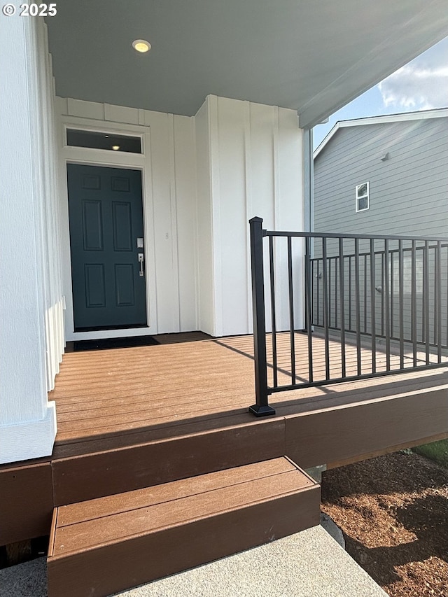 6286 SE 20th St, Gresham, OR 97080 - entrance to property featuring board and batten siding