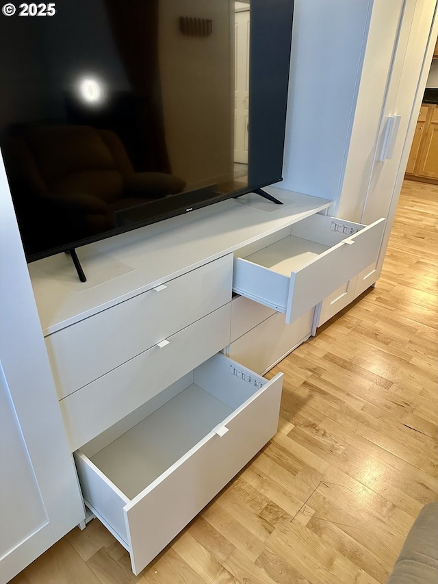 interior space featuring light hardwood / wood-style flooring