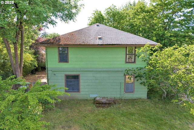 view of back of property