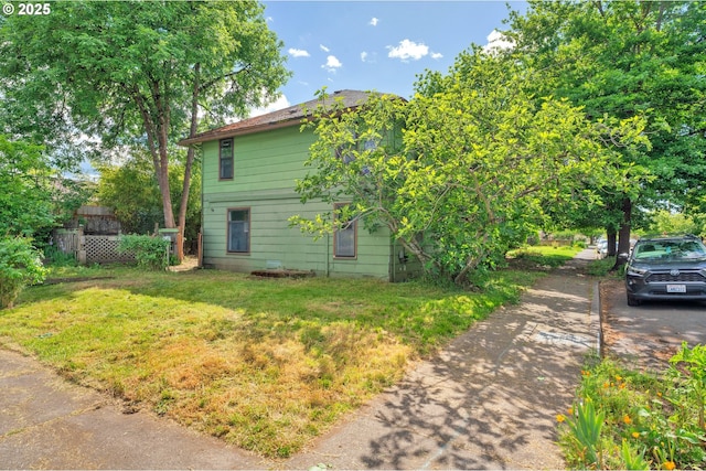 view of side of property