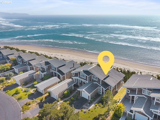 5285 Capes Loop, Tillamook, OR 97141 - aerial perspective of suburban area featuring expansive beach