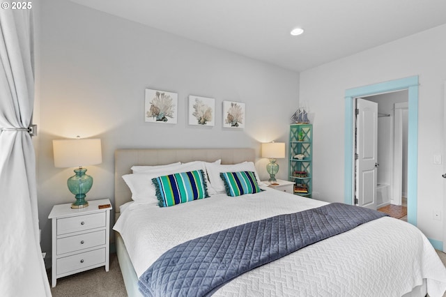 260 N Pacific St, Rockaway Beach, OR 97136 - carpeted bedroom with recessed lighting