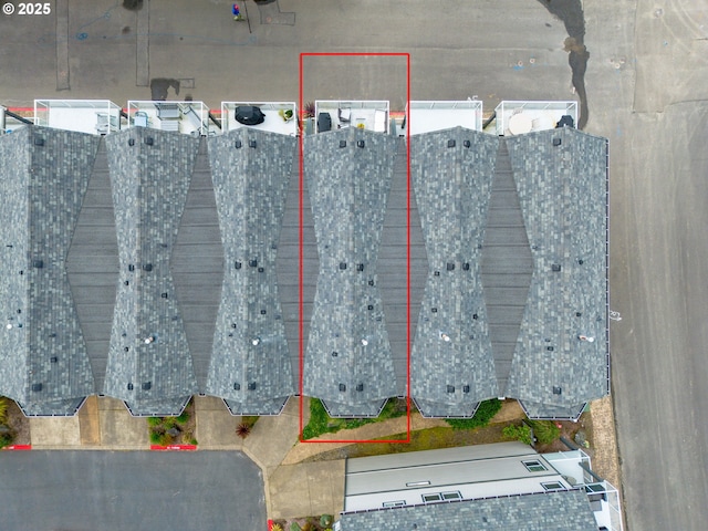260 N Pacific St, Rockaway Beach, OR 97136 - aerial view of property's location with property boundaries highlighted