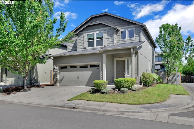 3015 Guadalupe Way, Eugene, OR 97408 - view of front facade with driveway and an attached garage