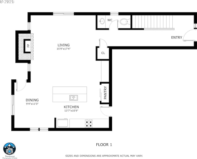 3015 Guadalupe Way, Eugene, OR 97408 - property floor plan