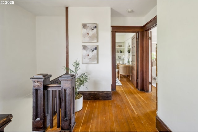 4919 NE 18th Ave, Portland, OR 97211 - hallway featuring hardwood / wood-style flooring