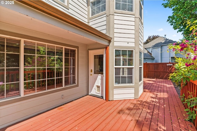 4060 Hampshire Ln, Eugene, OR 97404 - view of wooden deck