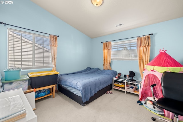 2032 SW 33rd St, Gresham, OR 97080 - carpeted bedroom featuring lofted ceiling