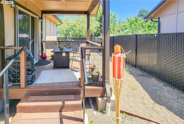 5135 Grange Rd, Roseburg, OR 97471 - deck featuring a fenced backyard