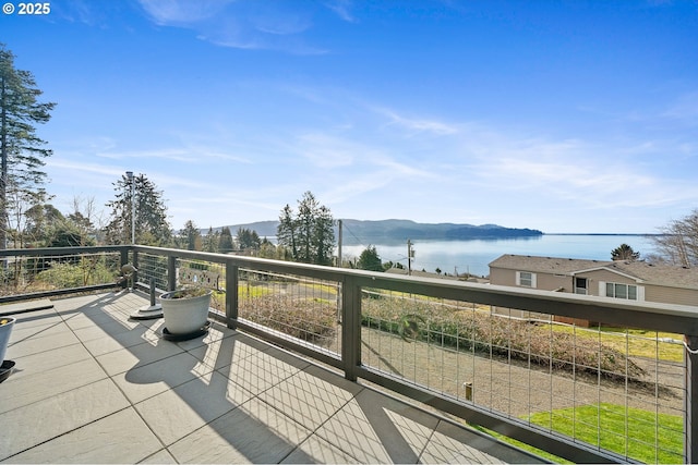 9065 8th St, Bay City, OR 97107 - balcony with a water and mountain view