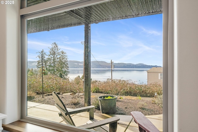 9065 8th St, Bay City, OR 97107 - water view with a mountain backdrop