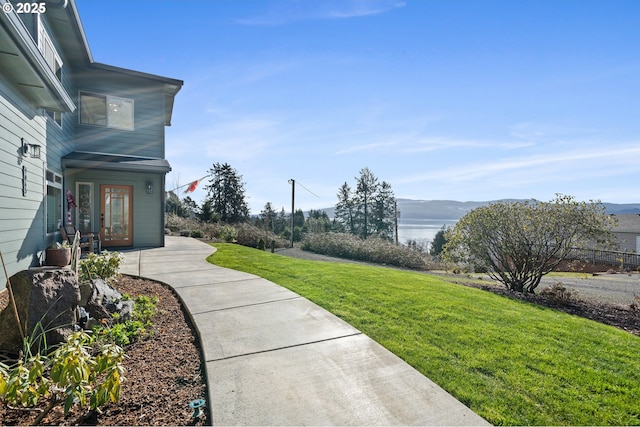 9065 8th St, Bay City, OR 97107 - view of grassy yard featuring a mountain view