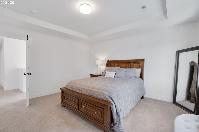 21773 SW Meadow Ter, Sherwood, OR 97140 - bedroom with light colored carpet and a tray ceiling