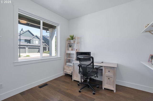 21773 SW Meadow Ter, Sherwood, OR 97140 - office space with dark wood-style flooring