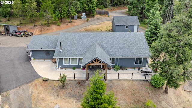 1950 Byron Creek Rd, Winston, OR 97496 - view of front facade with a shingled roof