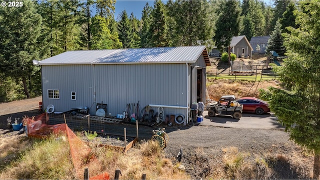 1950 Byron Creek Rd, Winston, OR 97496 - view of pole building featuring a garden