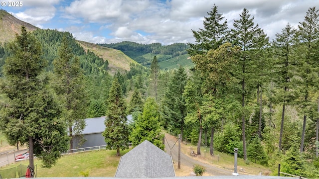 1950 Byron Creek Rd, Winston, OR 97496 - view of mountain backdrop featuring a forest