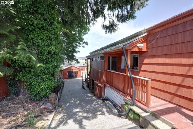 3162 Marine Dr, Astoria, OR 97103 - view of home's exterior with an outbuilding