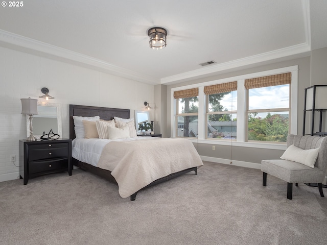 7882 SW Cinnabar, Wilsonville, OR 97070 - carpeted bedroom featuring crown molding and baseboards