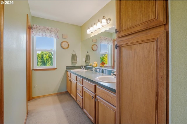 287 SW Oliver Ct, Dundee, OR 97115 - full bath with double vanity and baseboards