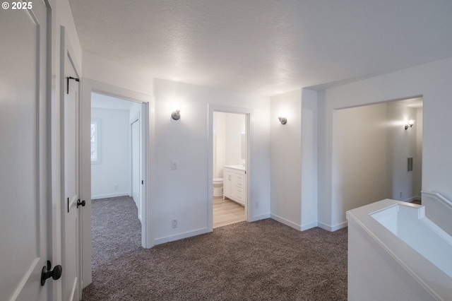 interior space featuring carpet flooring