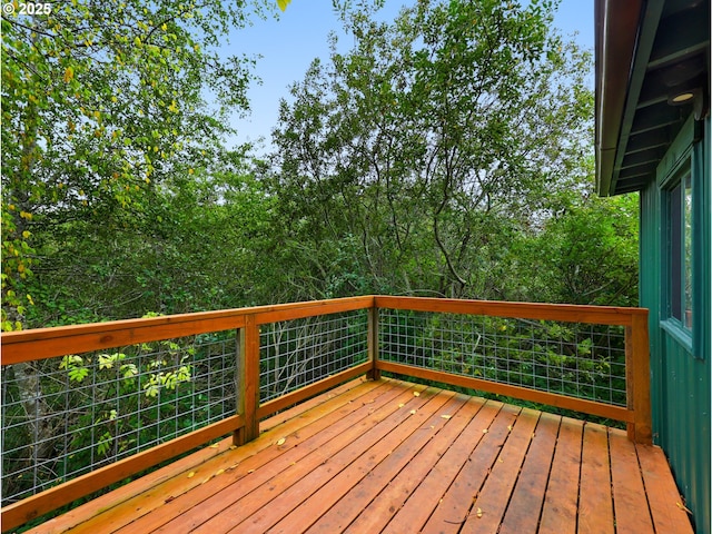 view of deck