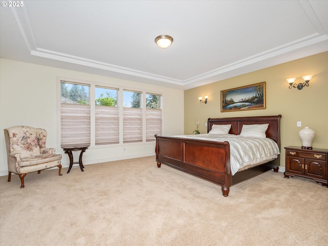 1303 NE 147th Ave, Vancouver, WA 98684 - carpeted bedroom featuring a tray ceiling and baseboards