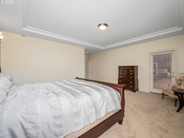 1303 NE 147th Ave, Vancouver, WA 98684 - bedroom featuring a tray ceiling and light colored carpet