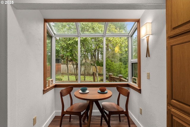 sunroom / solarium with a healthy amount of sunlight