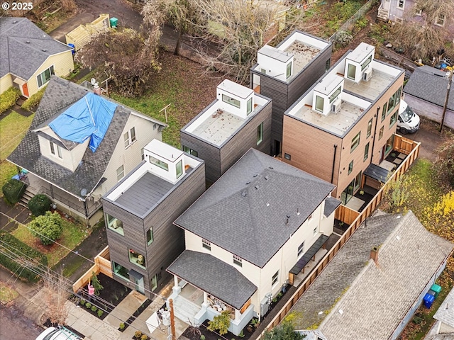 drone / aerial view featuring a residential view