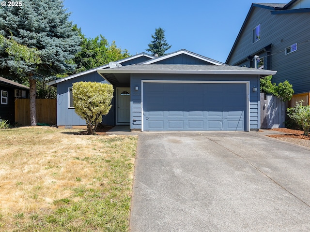 4549 SE Knapp St, Portland, OR 97206 - ranch-style house featuring driveway and an attached garage