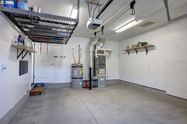 27 NW 6th Pl, Warrenton, OR 97146 - garage with a garage door opener and strapped water heater