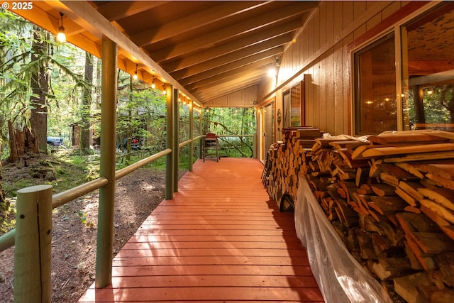177 Northwoods, Cougar, WA 98616 - view of wooden deck