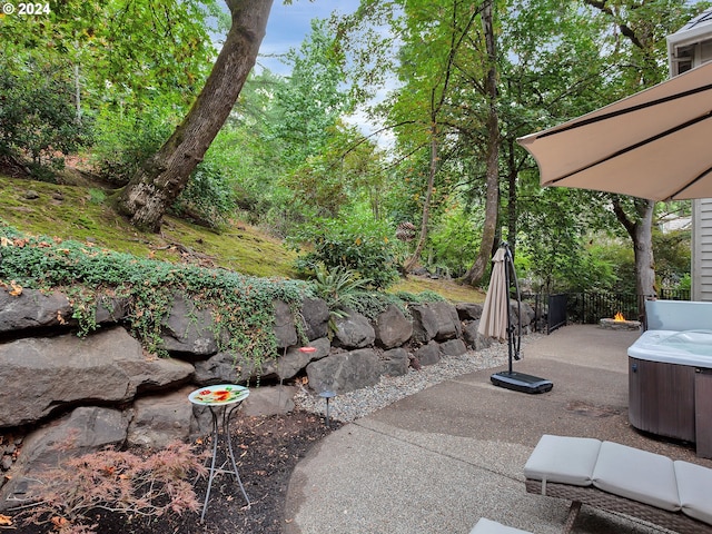 view of patio / terrace with central air condition unit