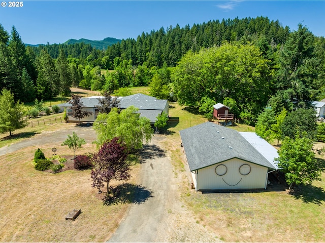 982 Reston Rd, Roseburg, OR 97471 - aerial view of property and surrounding area with a forest