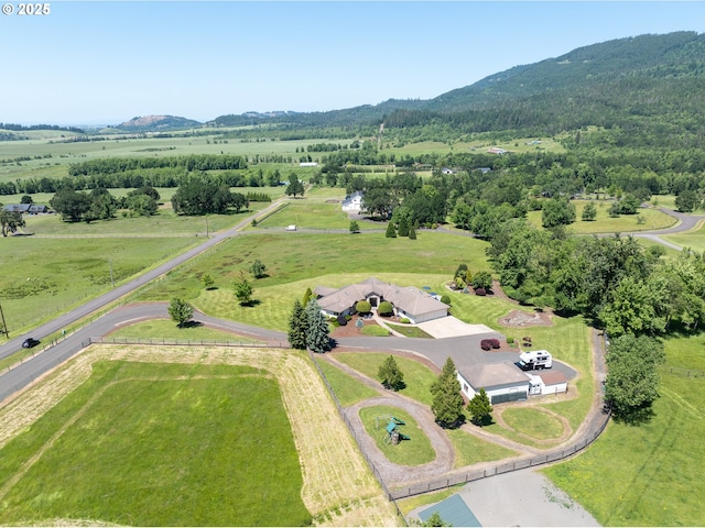 33685 Van Duyn Rd, Eugene, OR 97408 - aerial view of sparsely populated area with a mountainous background