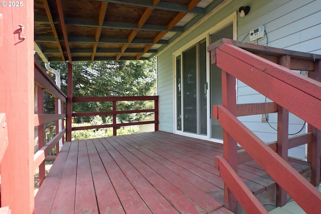 view of deck