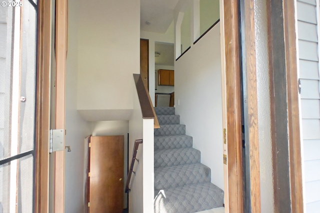 view of staircase