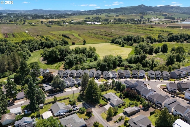 1810 D St, Forest Grove, OR 97116 - overview of rural landscape with a mountain backdrop and nearby suburban area