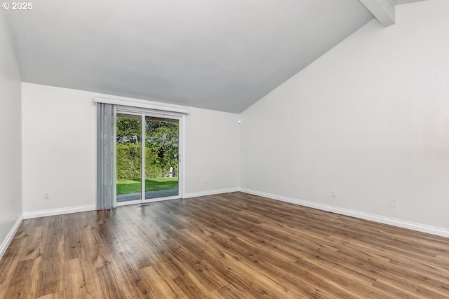 6841 SW Sussex St, Beaverton, OR 97008 - empty room with baseboards and wood finished floors