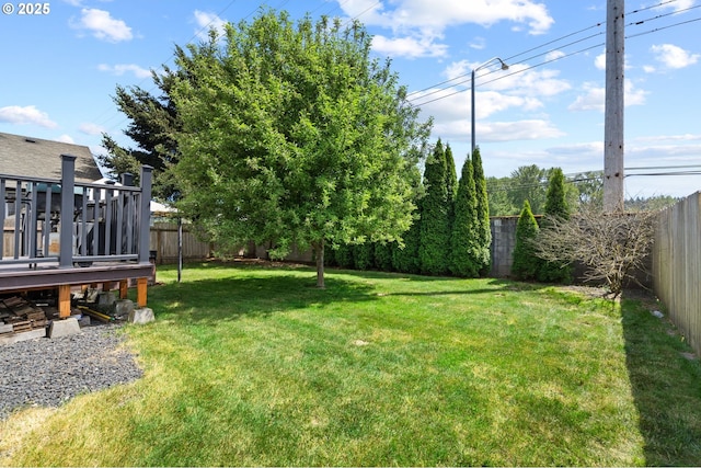 view of yard