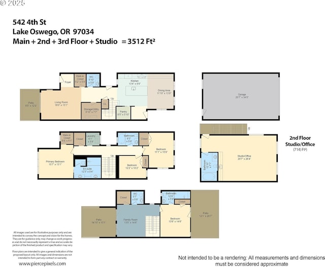 542 4th St, Lake Oswego, OR 97034 - view of home floor plan