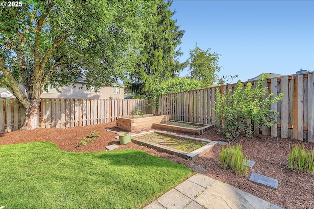 5839 NW Necanicum Way, Portland, OR 97229 - fenced backyard featuring a garden