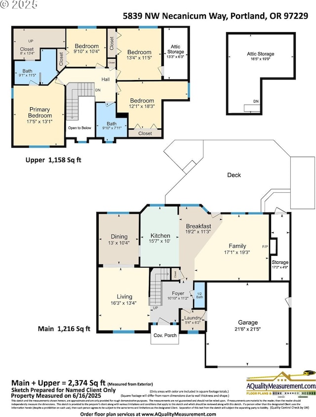 5839 NW Necanicum Way, Portland, OR 97229 - view of room layout