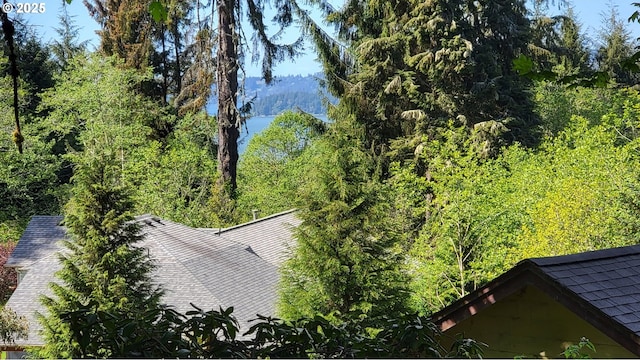 755 17th Ave, Coos Bay, OR 97420 - bird's eye view of a heavily wooded area