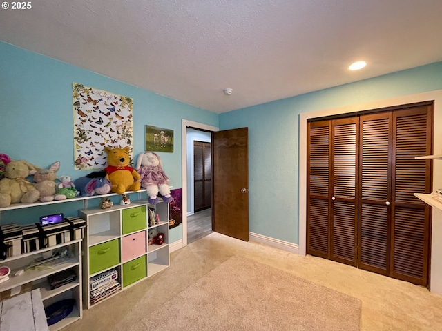 755 17th Ave, Coos Bay, OR 97420 - playroom with carpet floors, baseboards, and recessed lighting
