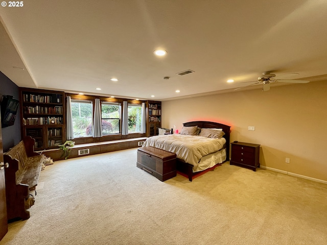 755 17th Ave, Coos Bay, OR 97420 - bedroom featuring carpet floors, recessed lighting, and baseboards