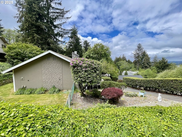 755 17th Ave, Coos Bay, OR 97420 - view of side of home with a chimney